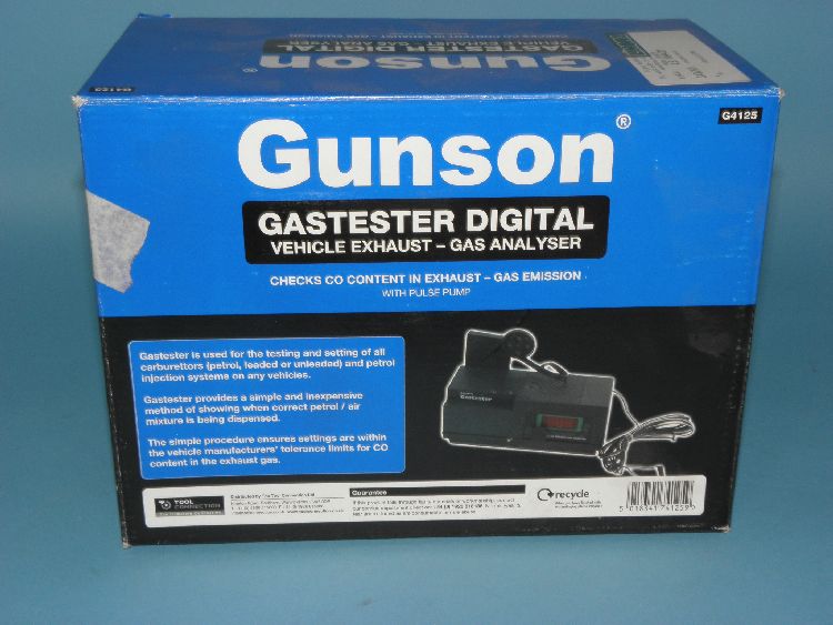 GUNSON G4125 Gastester digital Abgastester neuwertig OVP eBay