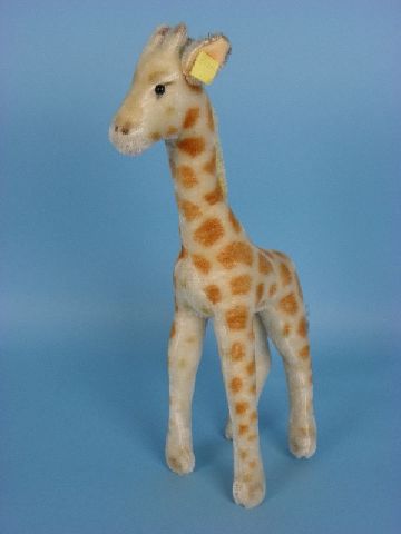 STEIFF Vintage GIRAFFE 35 cm groß Stofftier Wildtier Plüschtier KF