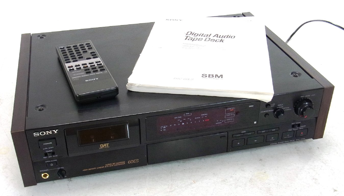 SONY DAT Recorder DTC 60ES digitales Audio Tape Deck Kassettenrekorder Player eBay