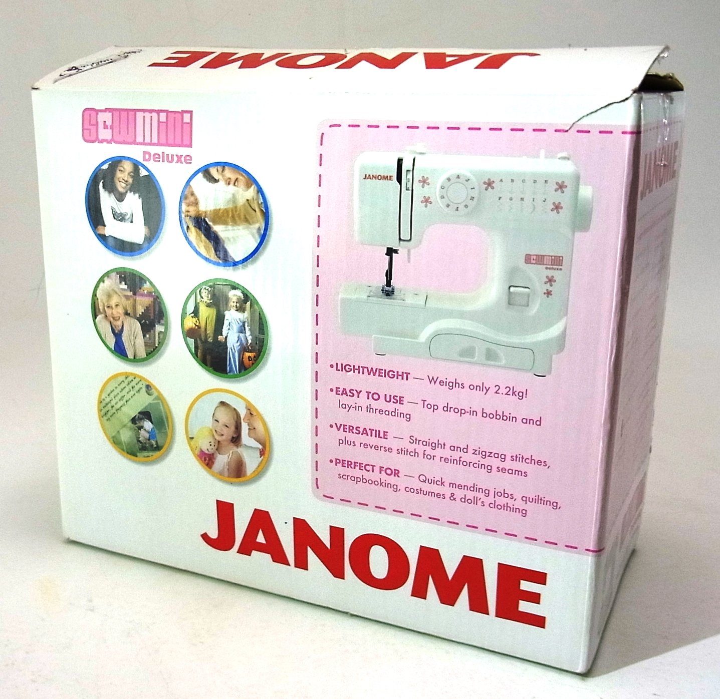 Kindernähmaschine Janome Sew Mini Deluxe Modell 525 Nähmaschine Kinder