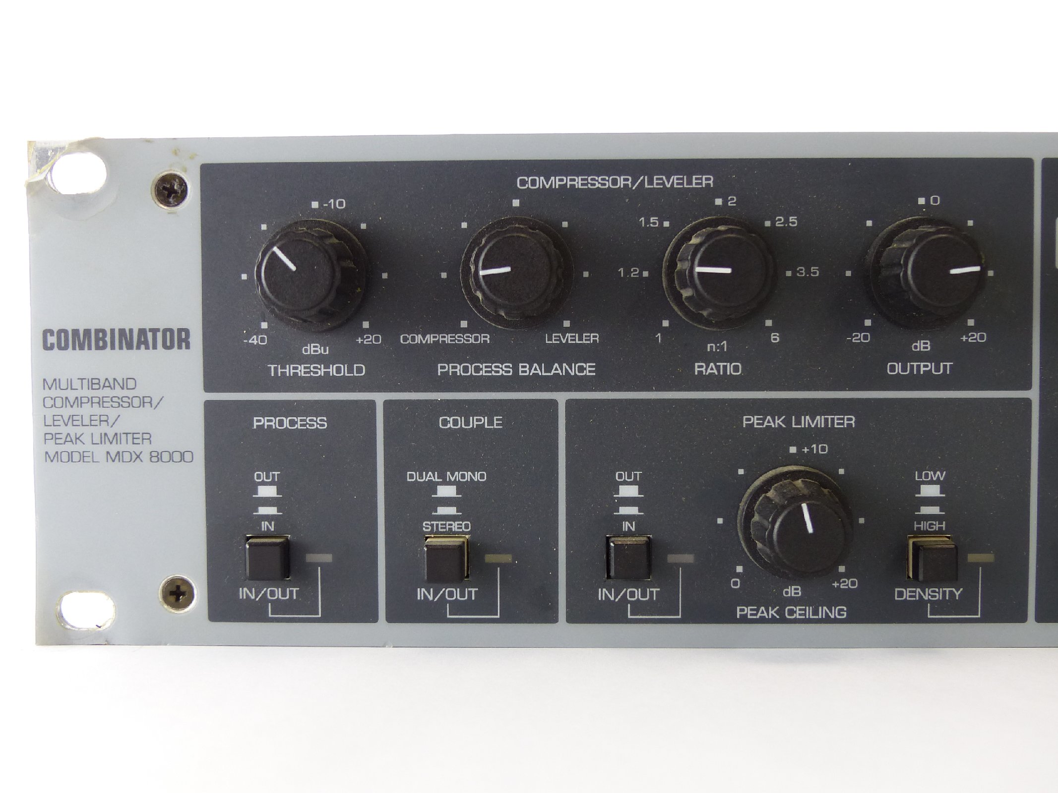 Behringer Combinator MDX 8000 Multiband Compressor Leveler Peak Limiter