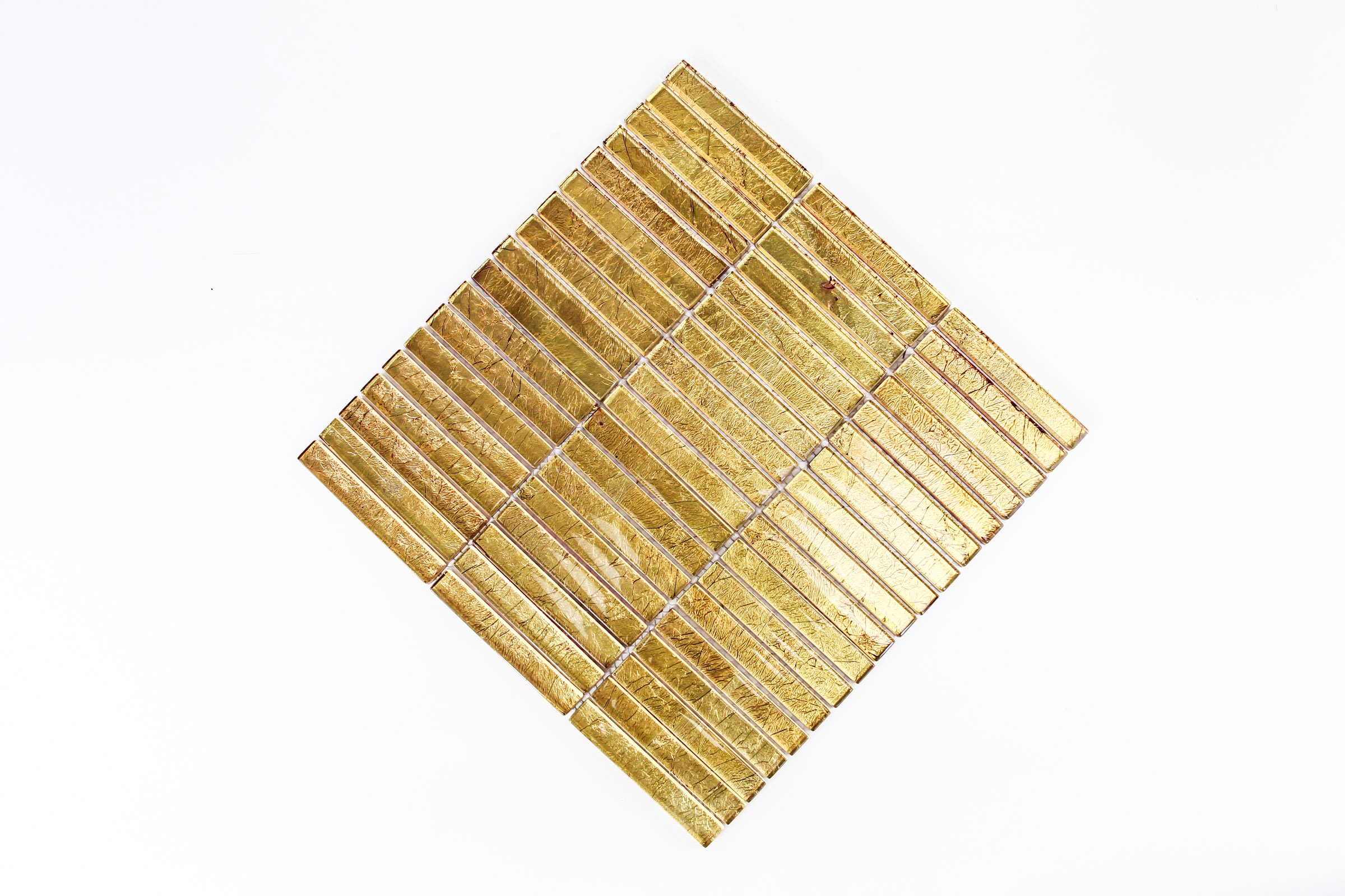 Fliesen Glanz Optik Glasmosaik 30x30cm Glasfliesen Gold Mosaikfliese