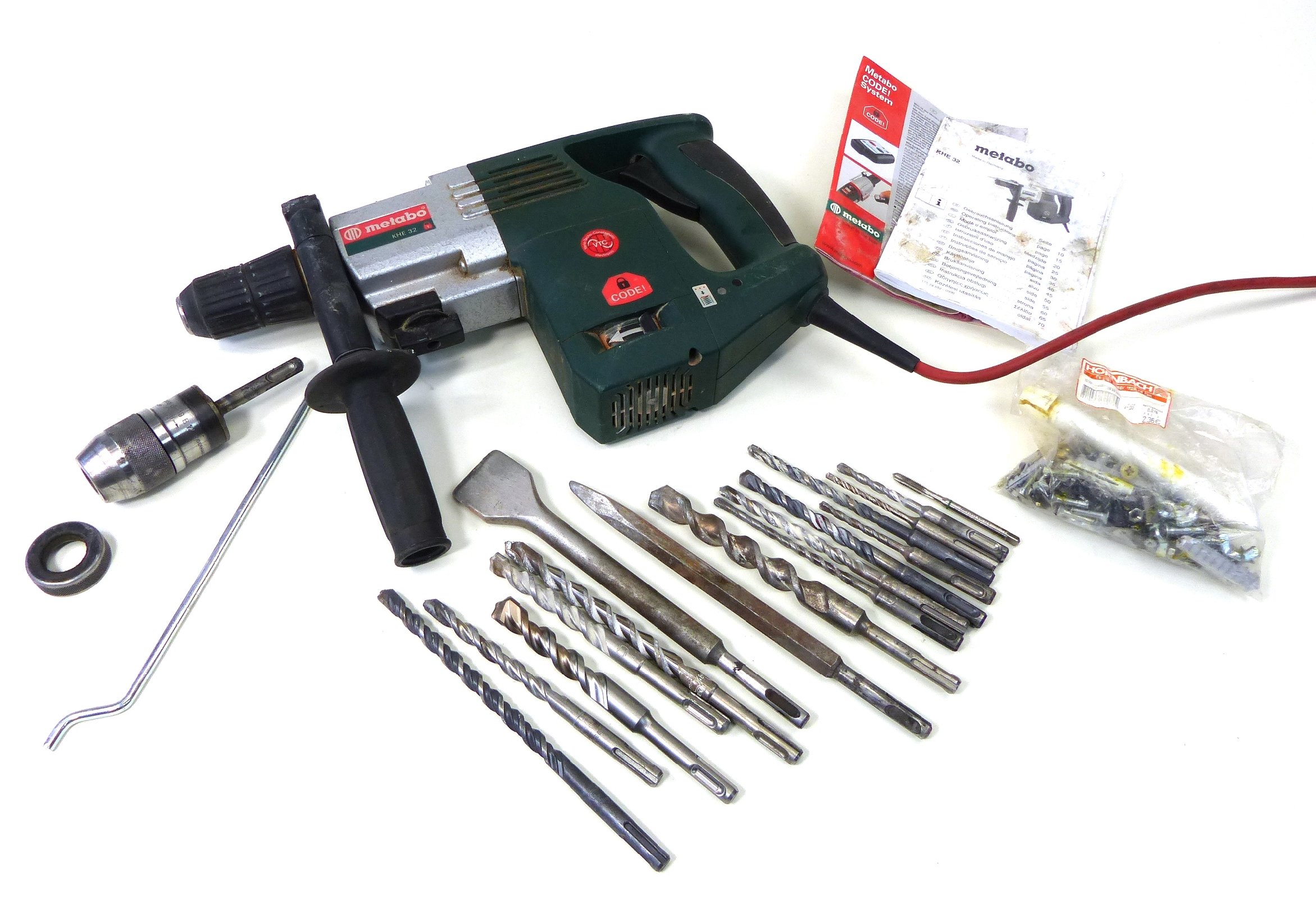 Metabo KHE32 Bohrhammer Schlagbohrmaschine Bohrmaschine Meisselhammer im Koffer eBay