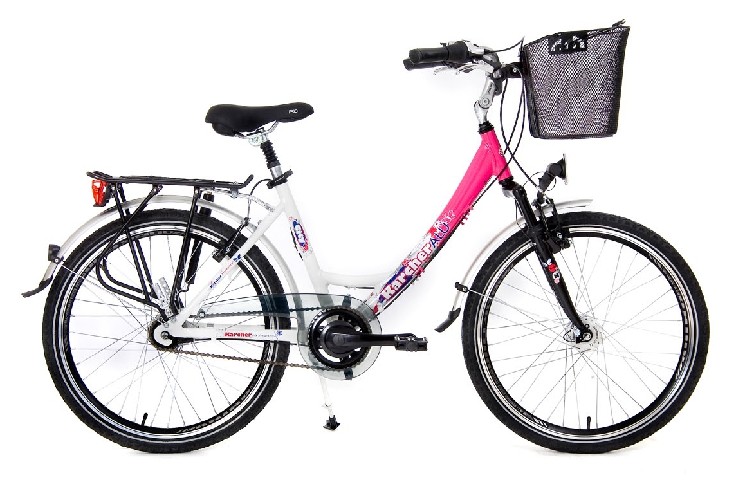 Jugendfahrrad 24 Zoll Fahrrad 7 Gang City Mono Kinder Alu