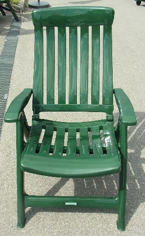 Steiner Gartenmöbel Set grün 6 Stühle Tisch Garten Terasse Stühle