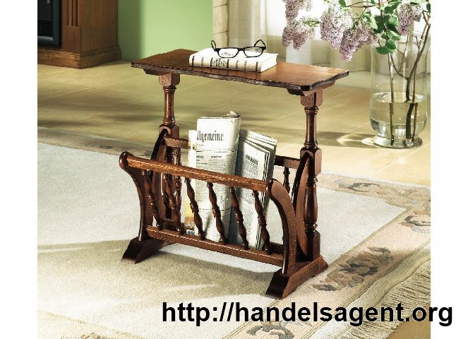 Zeitungsständer Holz Kirschbaum