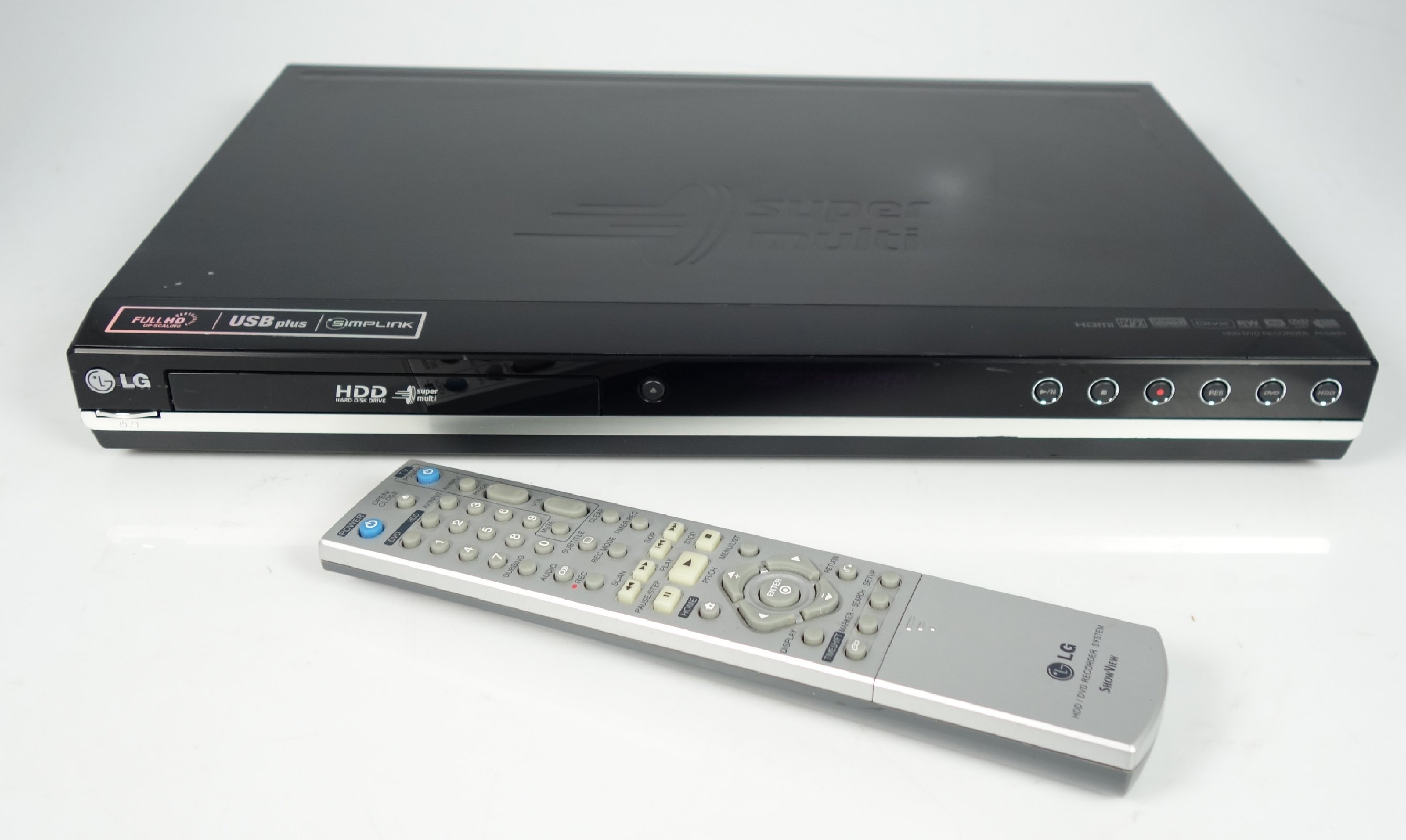 LG RH589H HDD DVD RECORDER 500 GB FESTPLATTE + FERNBEDIENUNG HDMI OUT