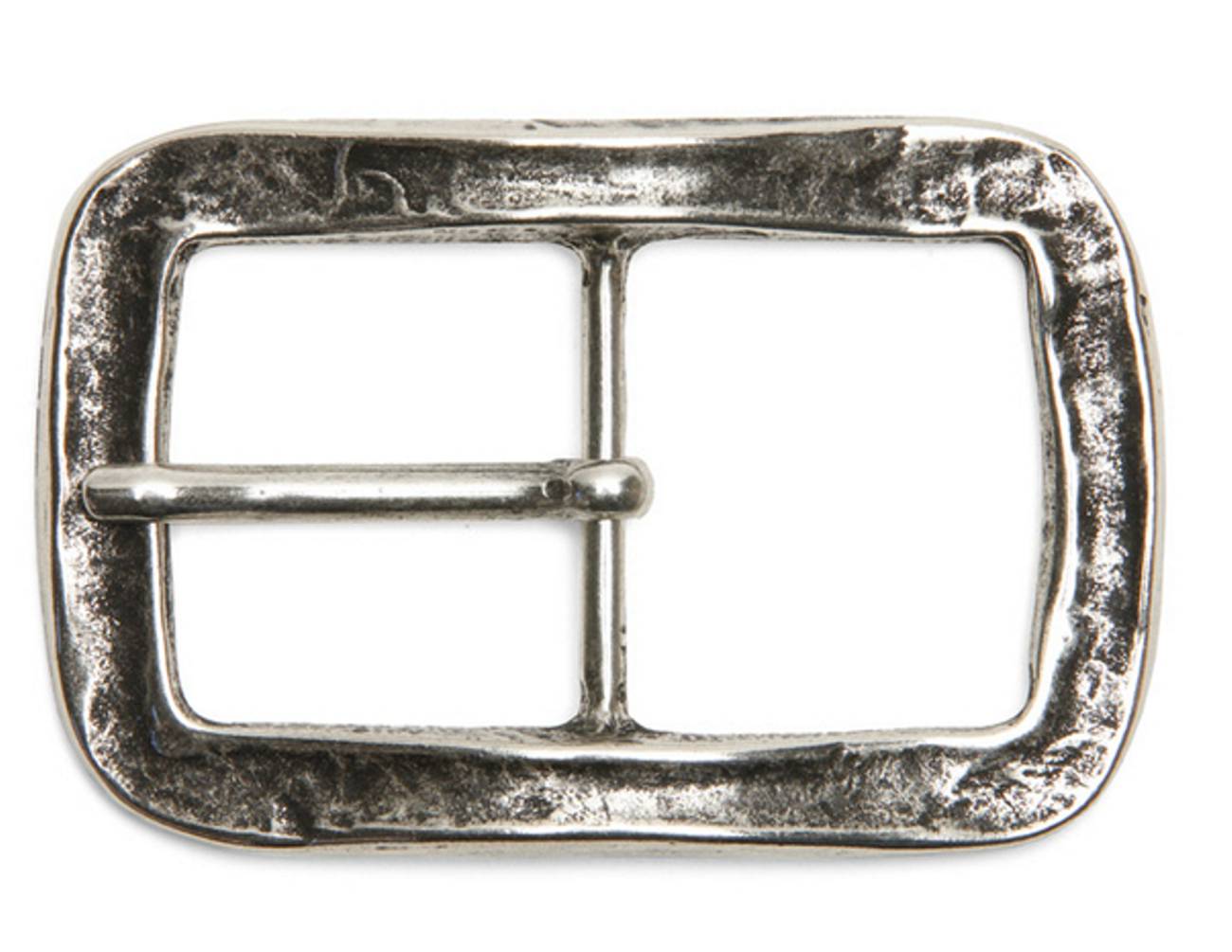 Gürtelschließe 'Mr. C', 4 Cm Breit, Silber – Wechselschließe Für Gürtel, Made In Italy