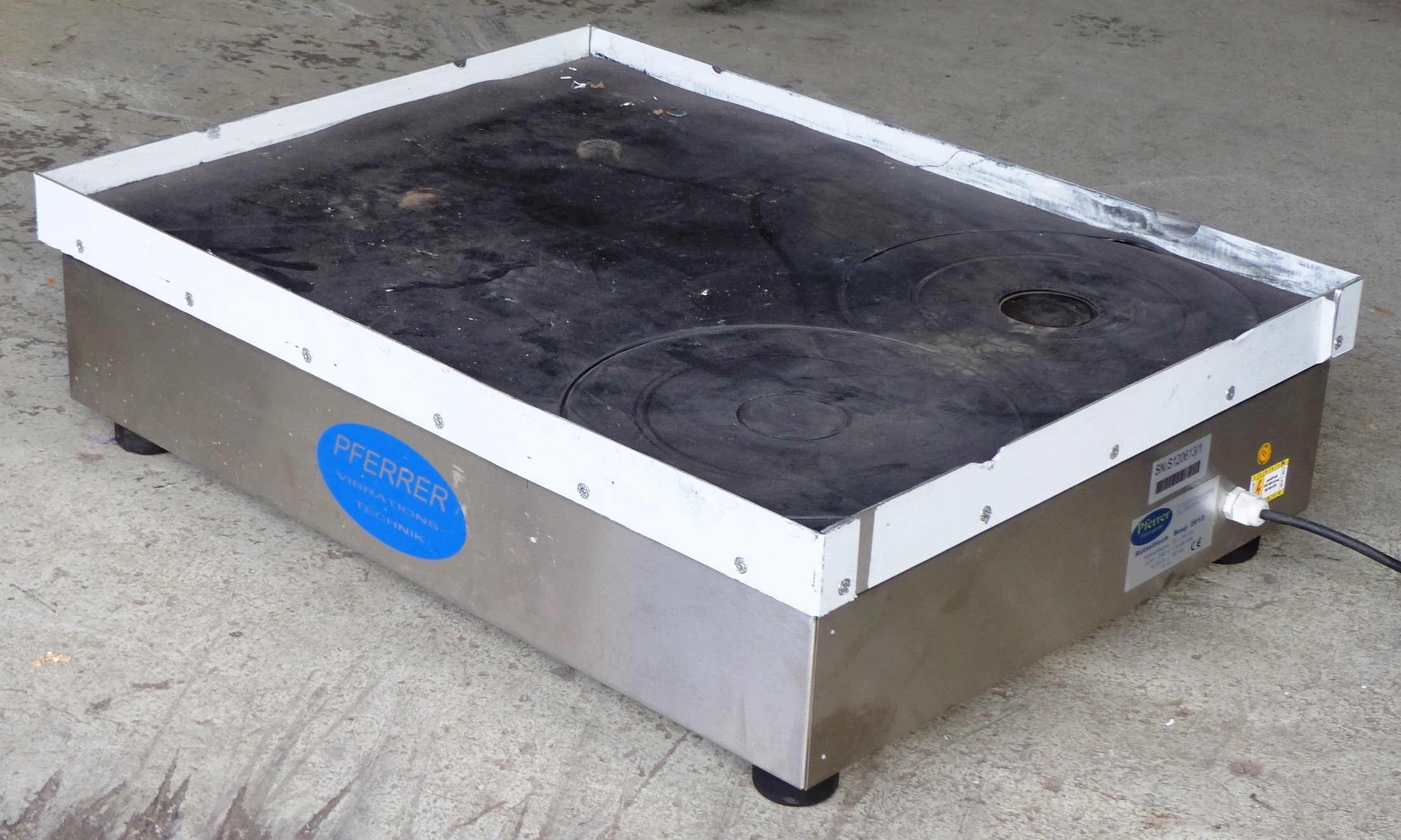 Beton Rütteltisch Edelstahl - 35x35cm Mini Rüttler Für Betonproben