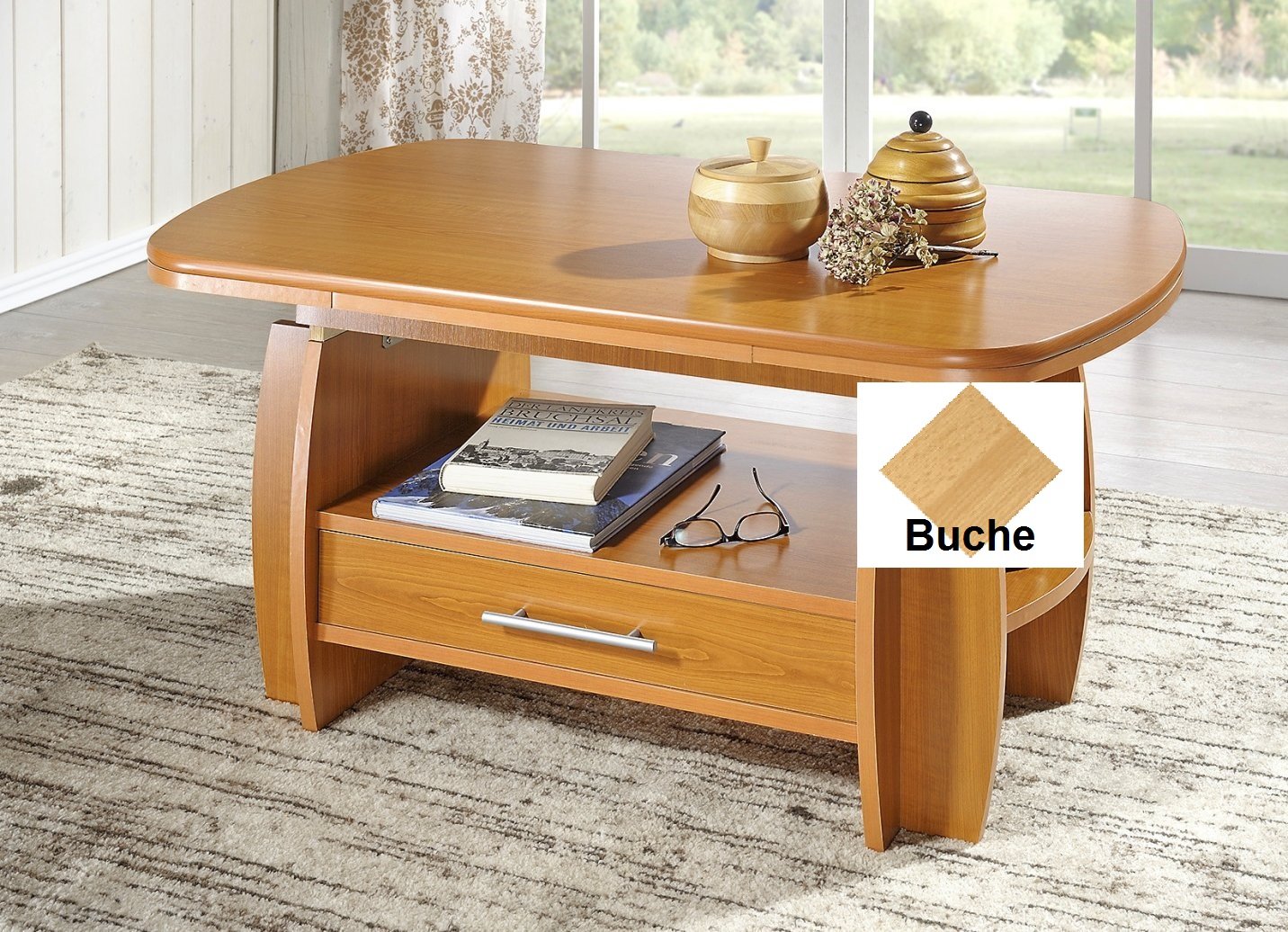 Couchtisch höhenverstellbar / ausziehbar / Farben wählbar Tisch