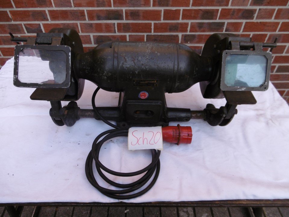1x AEG Schleifbock Schleifmaschine 16A schleifen  Bundeswehr (SCH20)